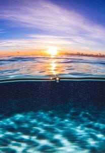 sunrise-still-ocean-underwater-photography