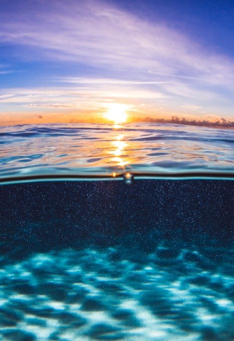 sunrise-still-ocean-underwater-photography
