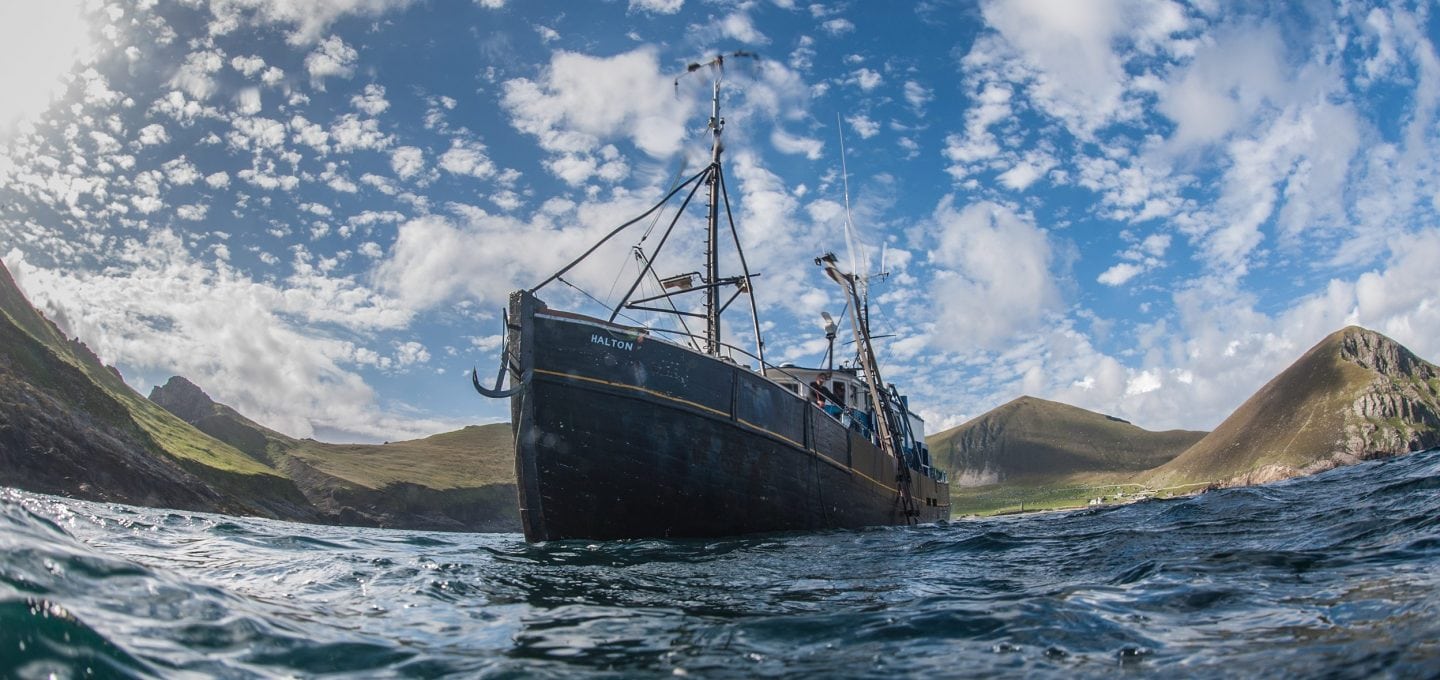 Boat, expedition, St Kilda, diving