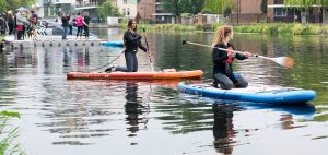 Lizzie carr plastic patrol paddleboarding hackney marshes