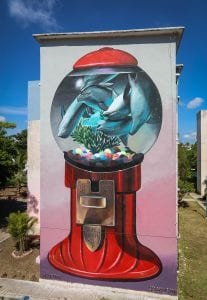 tre packard pangea seed sea walls ocean activism conservation artivism cancun public art