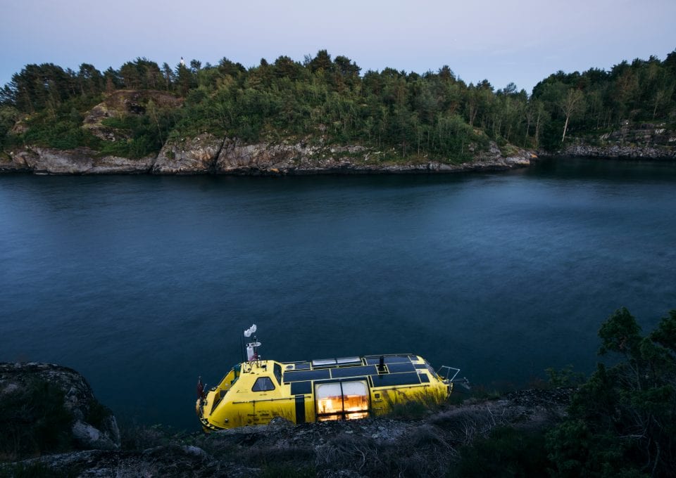 Arctic Lifeboat Norway adventure STØDIG Sandvika Rock Mooring Norwegian fjords