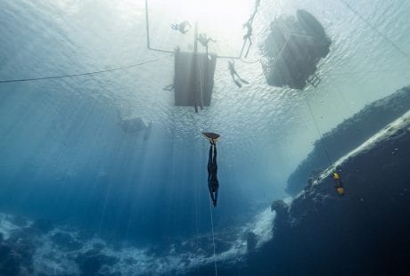 Freediving Barbados Alex Davis freediver Daan Verhoeven
