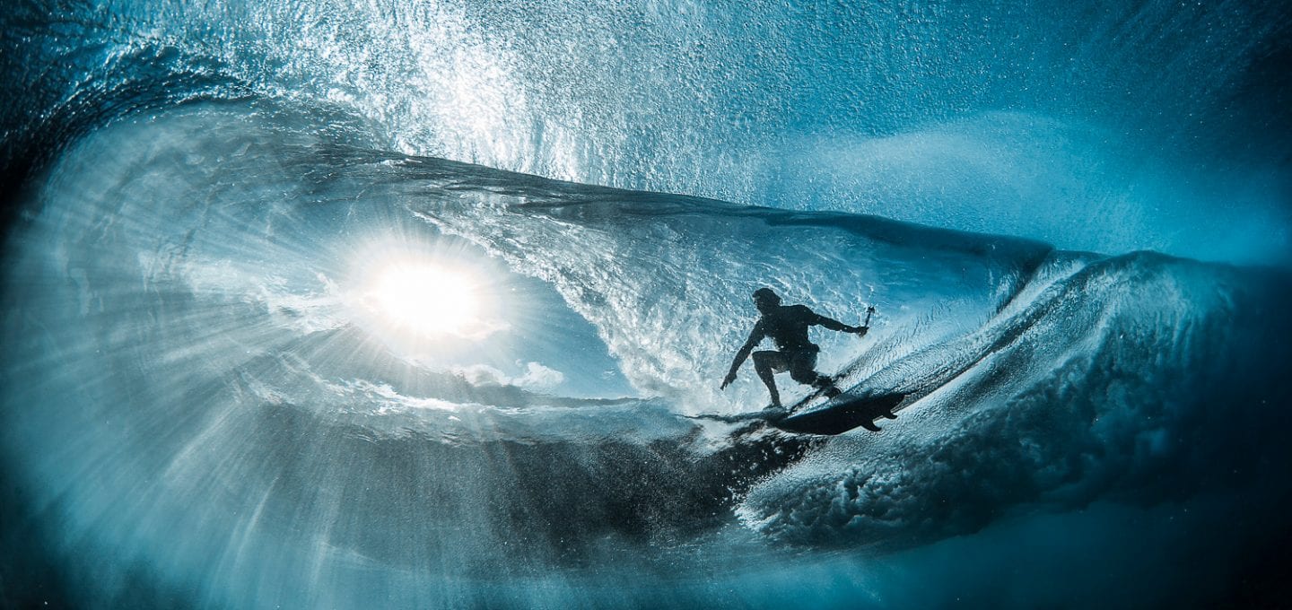 Ben Thouard ocean photography wave photograph Tahiti surfer