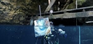 Cenotes Katy Fraser Underwater Artist Filmmaker Philip Gray surface