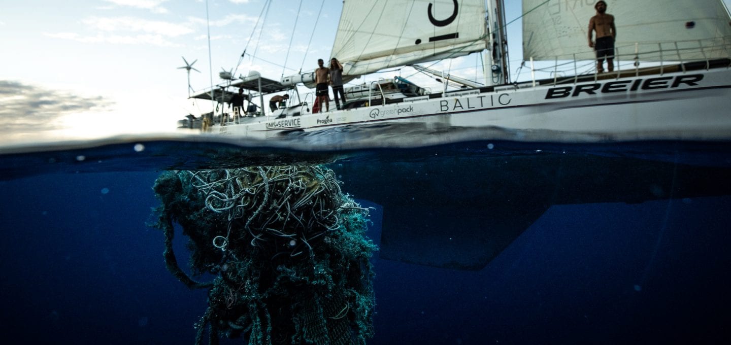 The Vortex Swim Crew marine debris ocean microplastics fishing nets