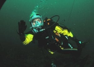 Liz Bonnin Plastic Pollution diving