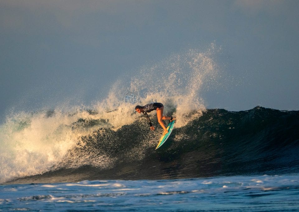 surfing in Madagascar waves