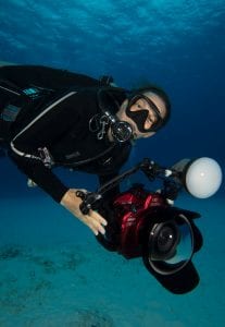 Underwater photographer Amanda Cotton