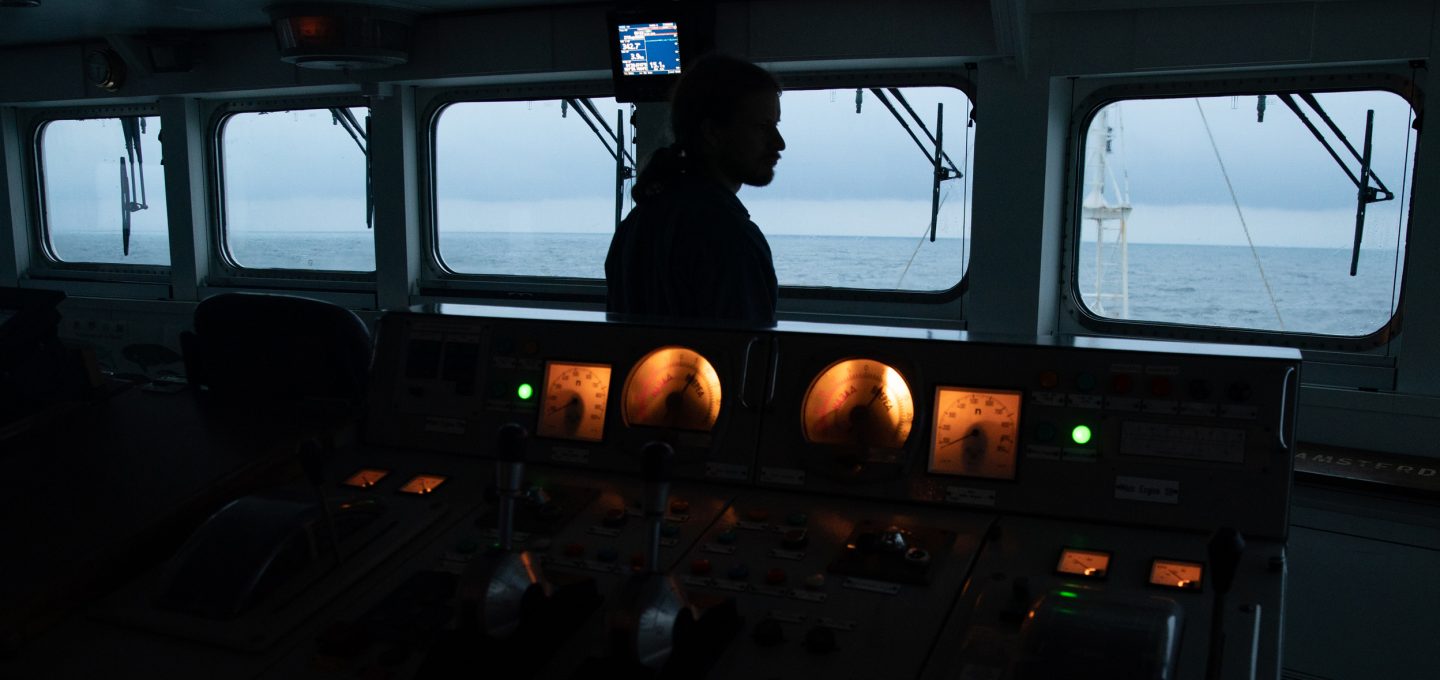 Greenpeace Dogger Bank MPA illegal trawling on board