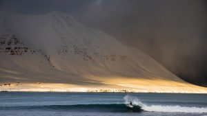 ACOTE extreme surfing iceland ice snow